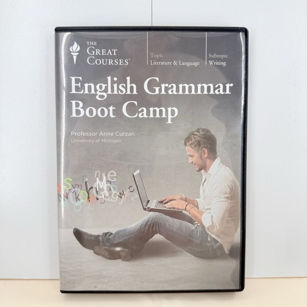 The Great Courses English Grammar Boot Camp by Anne Curzan DVDs & Guidebook